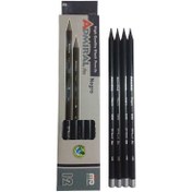 تصویر مداد مشکی ادمیرال مدل Negro بسته ۱۲ عددی | نوشتار روان، طراحی ساده و بدون پاک‌کن 