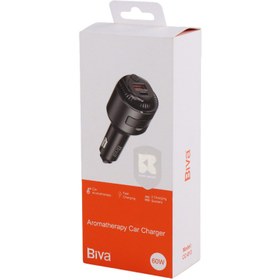 تصویر شارژر فندکی فست شارژ و خوشبو کننده خودرو Biva CC-013 3A PD 30W Biva CC-013 3.0A PD 30W Car Fast Charger & Air Freshener Perfume