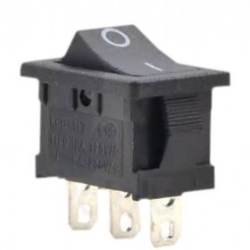 تصویر کلید راکر دوحالته کوچک ۳ پین 