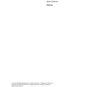 تصویر دانلود کتاب Scale-up: Modellübertragung in der Verfahrenstechnik 2. Auflage کتاب آلمانی افزایش مقیاس: انتقال مدل در مهندسی فرآیند 2. Auflage