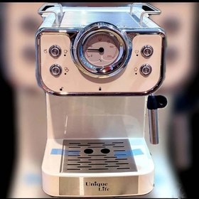 تصویر دستگاه اسپرسو ساز مدل UL-12741 یونیک لایف - کرمی Unique Life Espresso coffee machine UL-12741 model