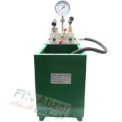 تصویر تست پمپ دستی 1000 بار فشار قوی هیدرواستاتیک 2DSY-100 Hand pump high pressure test 1000 bar with tank