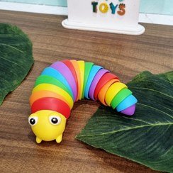 تصویر اسباب بازی کرم دست ورزی (حلزونی)18 سانتی 