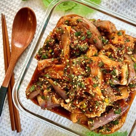 تصویر کیمچی بادمجان یک کیلویی 