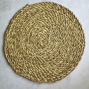 تصویر زیر بشقابی حصیری سایز 40 