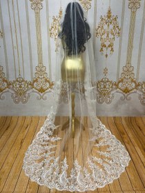 تصویر تور سر عروس کد ۱۰۷۸ 