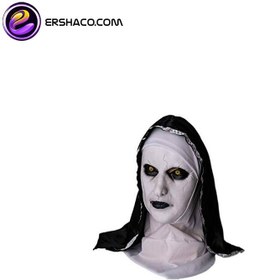 تصویر ماسک و صورتک ولین راهبه ترسناک فیلم احضار 2 Wellin The Nun Scary Latex Mask Halloween 