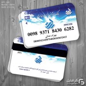 تصویر دانلود کارت بانکی خام بانک رسالت 