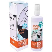 تصویر اسپری دندان سگ و گربه برند یو اس پت حجم 120 میلی لیتر USPet Brand Dental Spray For Cats & Dogs 120ML