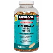 تصویر امگا 3 کرکلند ۱۲۰۰ میلی گرم بسته ۳۳۰ عددی سافت ژل 