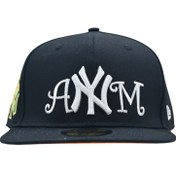 تصویر کلاه کپ فیت بک مشکی NY 