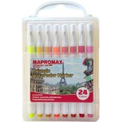 تصویر ماژیک 24 رنگ نقاشی واشیبل مپرومکس 