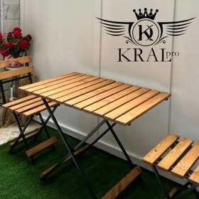 تصویر میز تاشو کرال ۹۰*۶۰ Kral pro