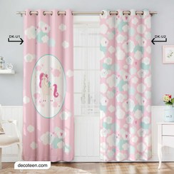 تصویر پرده دکوتین کیدز مدل یونیکورن - UNICORN 