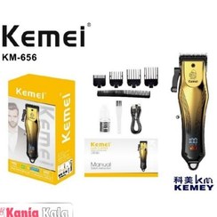 تصویر ماشین اصلاح کیمی مدل KM656 با تیغه استیل ضدزنگ 