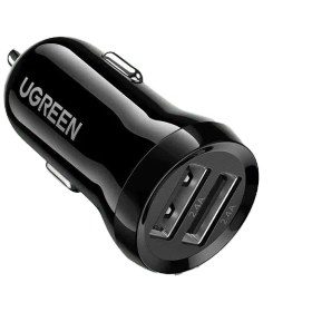 تصویر شارژر فندکی 2پورت یوگرین ED018 UGREEN ED018 50875 24W Car Charger