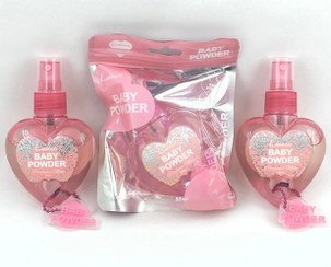 تصویر عطر بیکینی قلبی لنکو حجم ۵۰ میلی لیتر با رایحه بچه 