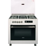 تصویر اجاق گاز پنج شعله طرح فر سینجر مدل SGW-522 کدجدید SF51 Gas cooker 5 flames sonjer sf 51