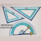 تصویر نقاله و گونیا آموزشی لمینتی و مگنت دار 