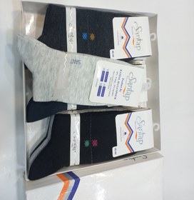 تصویر جوراب ساقدار مردانه santap - رنگبندی جور Men's stockings santap