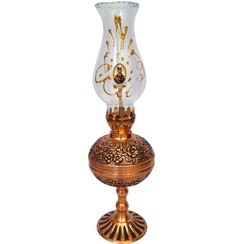 تصویر چراغ گردسوز مسی گلبرگ 