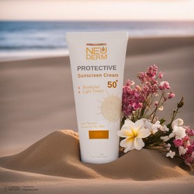 تصویر کرم ضد آفتاب بدون رنگ نئودرم SPF 50 مدل Highly Protective ‌مناسب پوست های نرمال تا خشک حجم 50 میلی‌لیتر 