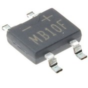 تصویر MB10F پل دیود 800 میلی آمپر 1000 ولت smd (بسته 20تایی) 
