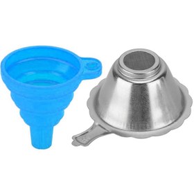 تصویر قیف استیل 3D Stainless Steel Funnel | برند ELEGOO 3D Stainless Steel Funnel | ELEGOO