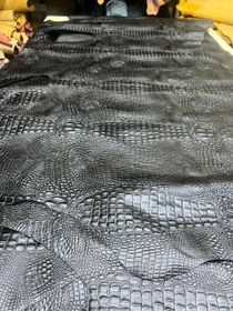 تصویر چرم گاوی چاپ کروکودیل ضخامت 1.7 - 21.2 