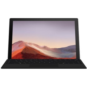 تصویر تبلت 12.3 اینچی مایکروسافت مدل Surface Pro 7 Corei5/8GB/128GB به‌همراه کیبورد Black Type Cover 