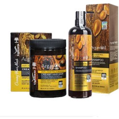 تصویر ماسک مو و روغن آرگان اویل برزیلی 