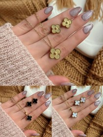 تصویر نیم ست زنانه ونکلیف مشکی از استیل 