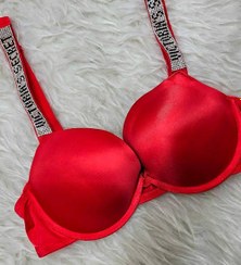 تصویر سوتین اسفنجی نگین دار Victoria Secret 