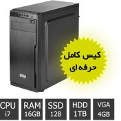 تصویر کامپیوتر کامل گیمینگ با پردازنده i7 