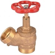 تصویر شیر آتش نشانی سایز 1و1/2 اینچ فشار 24 بار برند کیز ایران 