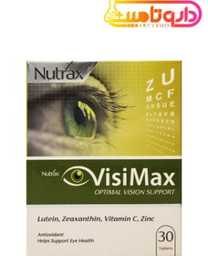 تصویر قرص ویزیمکس نوتراکس 30 عددی Nutrax Visimax Tabs