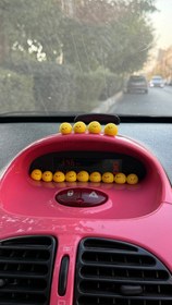 تصویر جوجی چسب دار پک ۴ عددی - زرد 