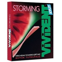 تصویر آدامس ویویدنت هندوانه سری استورمینگ 33 گرم Vivident Storming Gum with Watermelon 33 gr