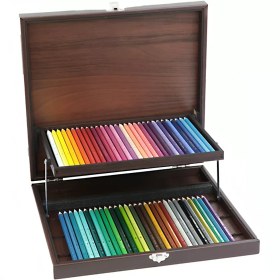 تصویر جعبه مداد رنگی ۶۰ رنگ رزا 