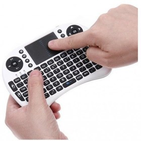 تصویر مینی کیبورد بی سیم همراه با تاچ پد مدل WIFI 2.4GHz ا 2.4GHz Wireless Mini Keyboard With Touchpad 2.4GHz Wireless Mini Keyboard With Touchpad