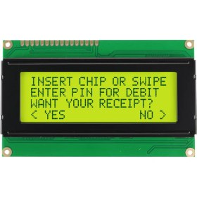 تصویر LCD کاراکتری 20×4 بک لایت سبز 