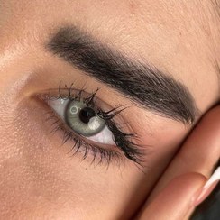 تصویر لنز رنگی مارلی شاینی گری و سبز سالانه 