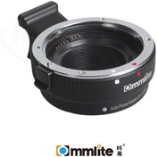 تصویر آداپتور تبدیل لنز مانت کانن EF/EF-S به دوربین سری EOS M - کمیملایت Commlite Electronic Autofocus Lens Mount Adapter for Canon EF-Mount Lens to EF-M-Mount Camera