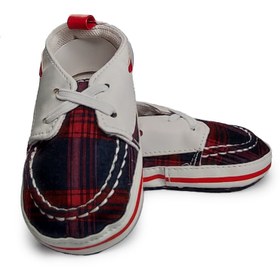 تصویر کفش نوزادی پسرانه طرح کالج قرمز کوکالو Cocalo Cocalo Red College Baby Boy Shoes