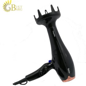 تصویر سشوار حرفه ای مشکی فکر کاپلو 2200 وات Fakir Capello AC BLAC Fakir Capello Black AC Hair Dryer BLAC 2200w