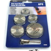 تصویر مجموعه 6 عددی تیغ فرز انگشتی مدل DCGJ DCGJ Die Grinder Blade 6 PCS