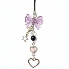 تصویر آویز پاپیون قلب 