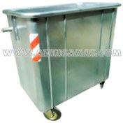 تصویر سطل زباله گالوانیزه 770 لیتری مکعب 