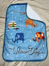 تصویر پتو نوزادی تدی 