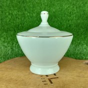 تصویر قندان چینی توس مدل امپریال خط طلا با ارسال رایگان 